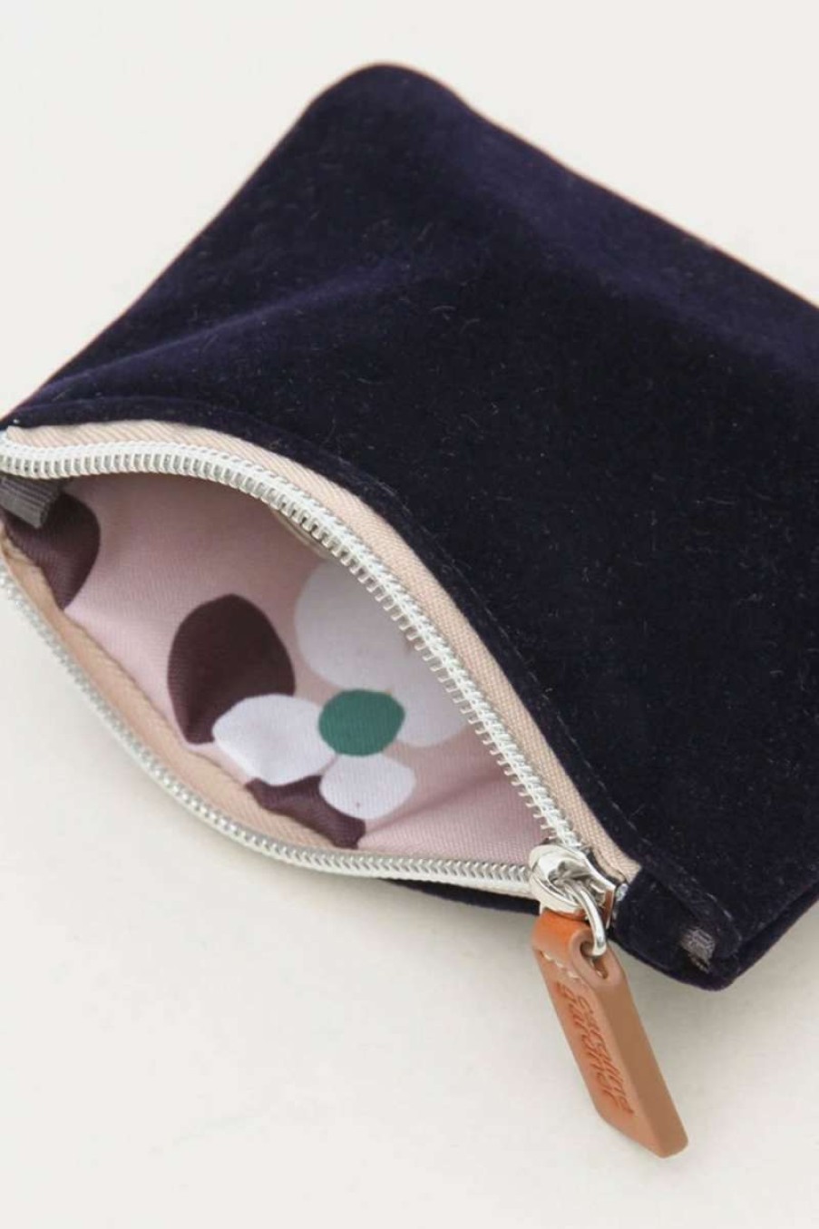 Womens * | Caroline Gardner Velvet Coin Purse