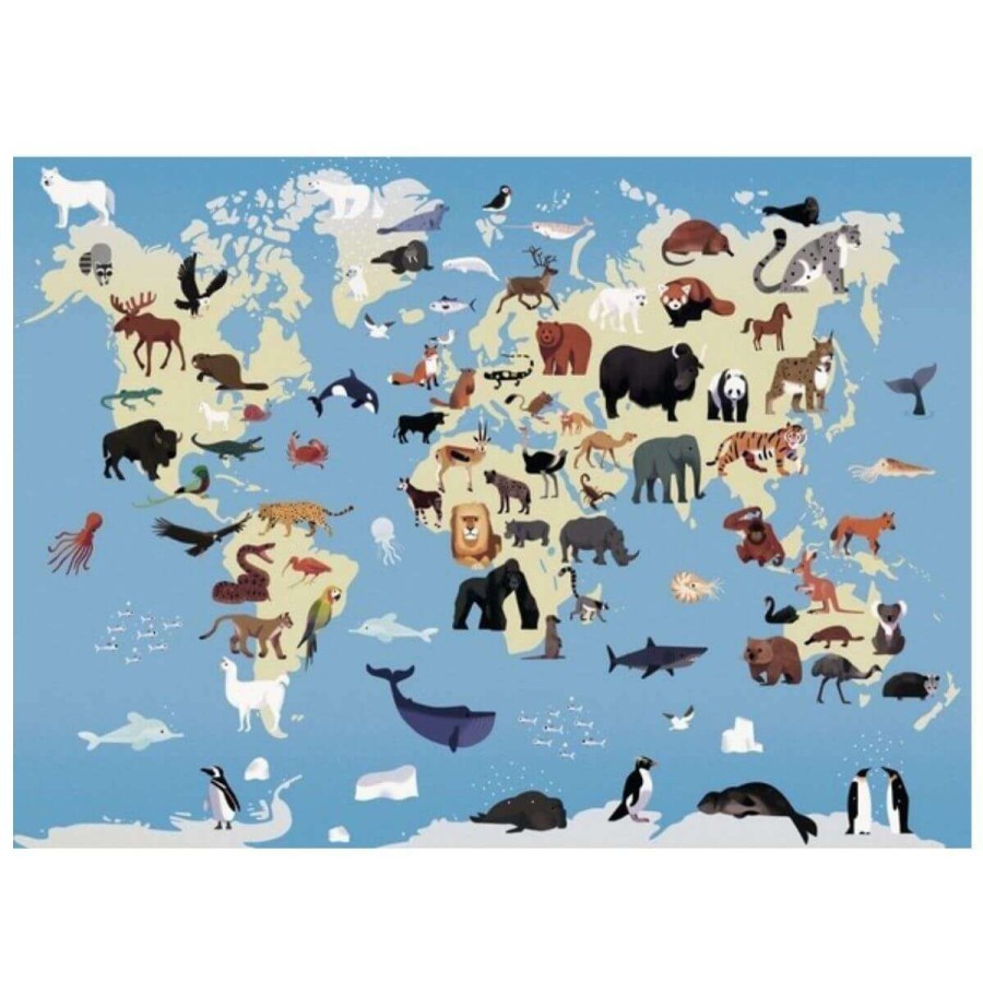 Lifestyle * | Poppik Puzzle Animales Del Mundo (500 Piezas)