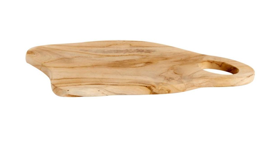 Homewares * | Muubs Small Natural Teak Root Louie Cutting Board