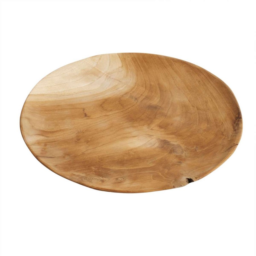 Homewares * | Muubs Plate Teak Wood