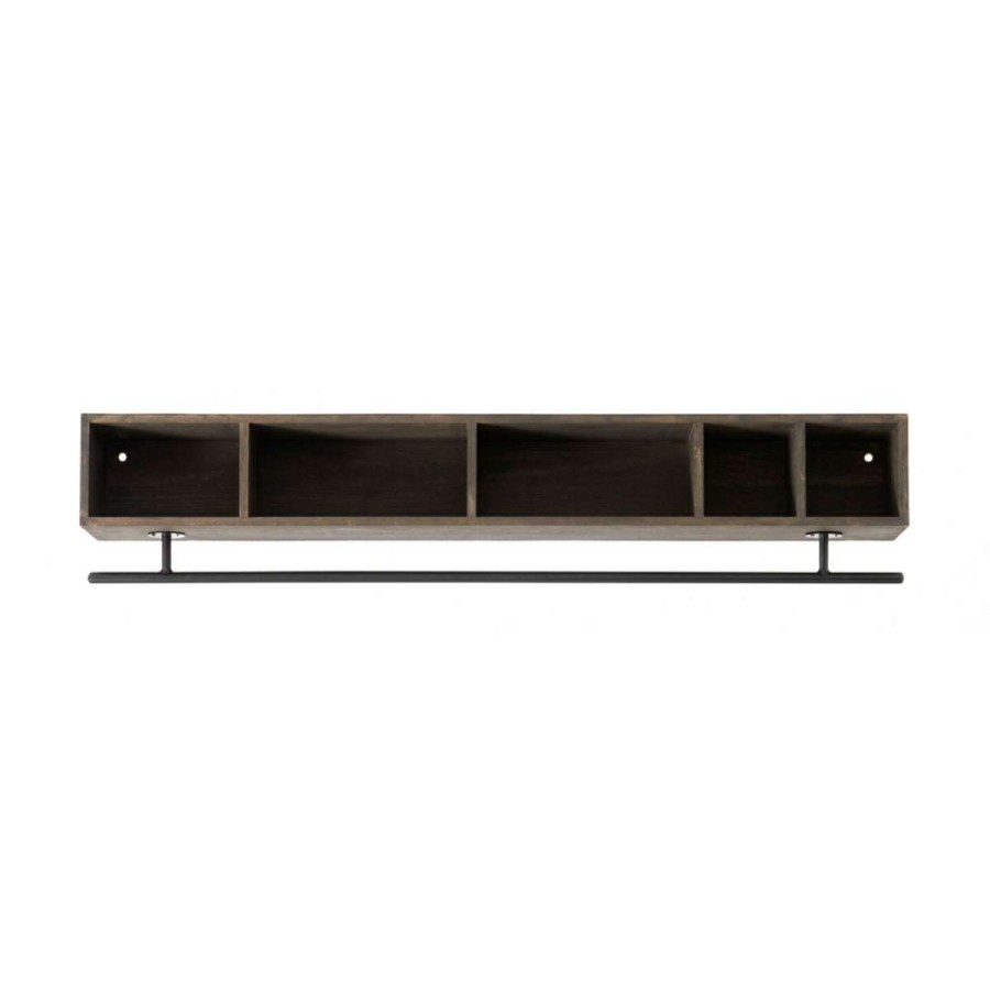 Homewares * | Muubs Large Dark Oak Chelsea Multi Shelf