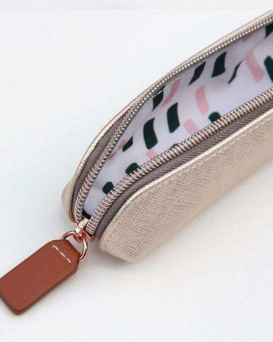 Lifestyle * | Caroline Gardner Essential Pencil Case Rose Gold