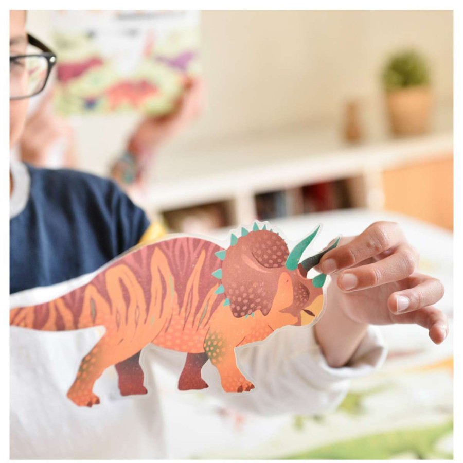 Homewares * | Poppik Discovery Sticker Poster Dinosaurs