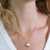 Womens * | One & Eight Porcelain Gold Dipped Necklace