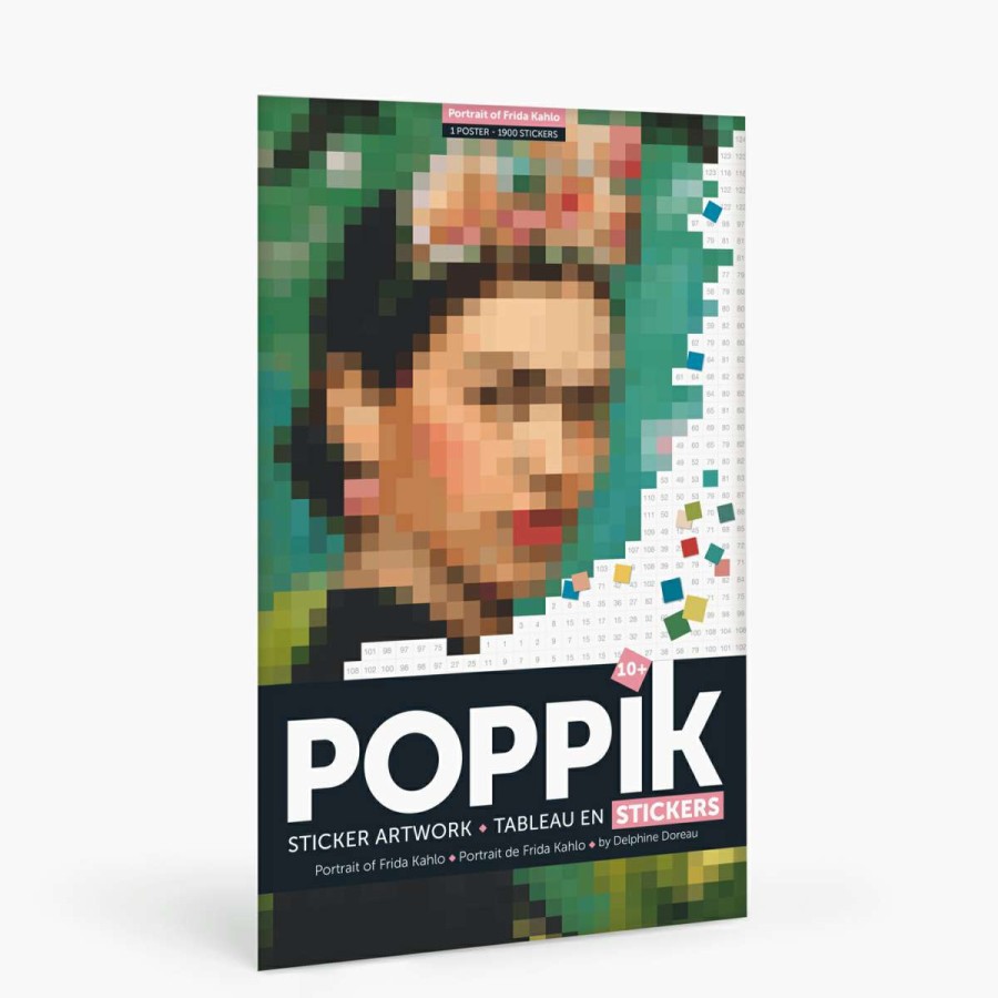 Lifestyle * | Poppik Frida Kahlo Sticker Puzzle + 1900 Stickers