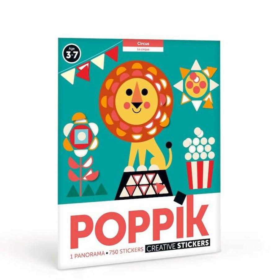 Lifestyle * | Poppik Poster Cirque 3-7 Ans Poster Creatif 750 Stickers