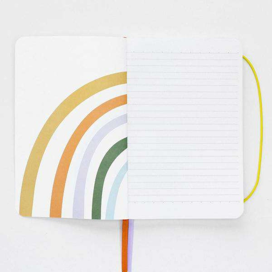 Lifestyle * | Caroline Gardner Black White Waves A5 Note Book