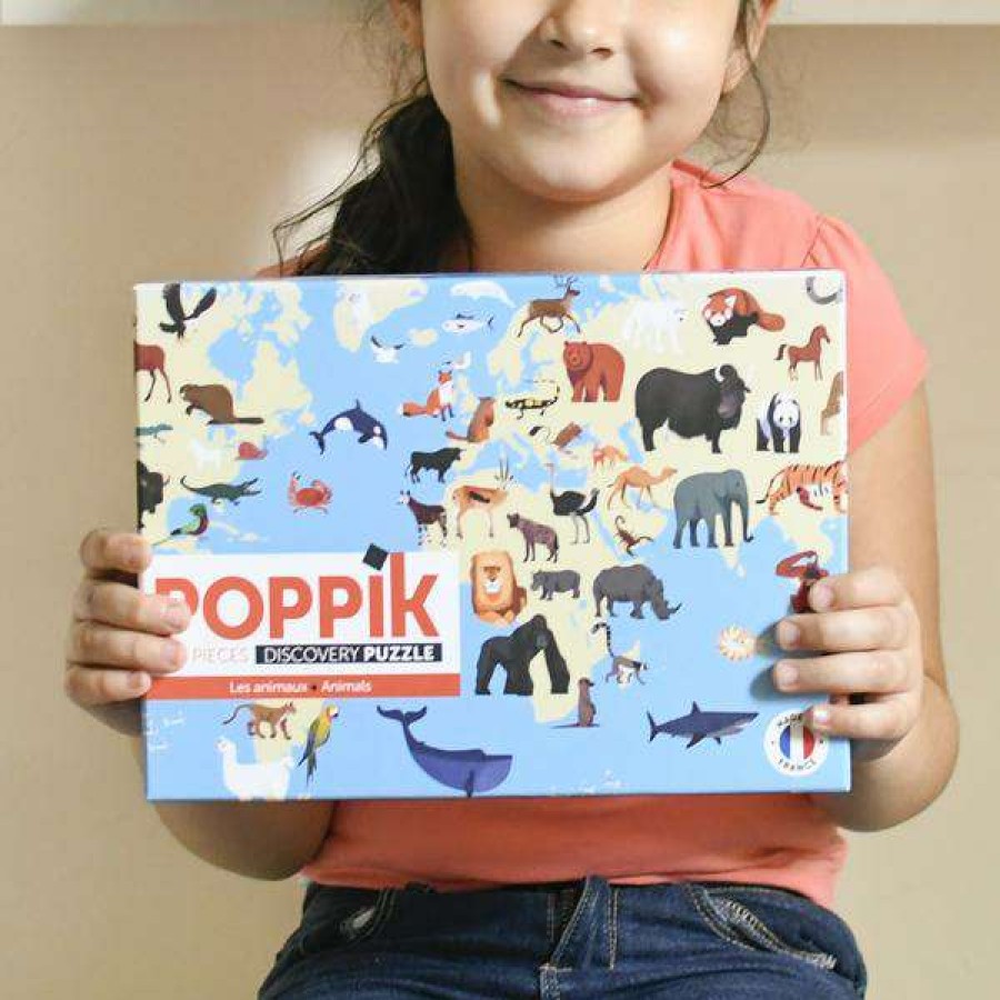 Kids * | Poppik Puzzle Animals