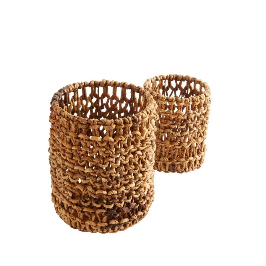 Homewares * | Muubs Big Nature Banana Bark Knitting Basket