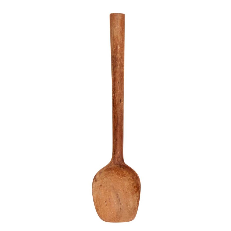 Homewares * | Muubs 14Cm Nature Teak Wood Square Cloud Spoon