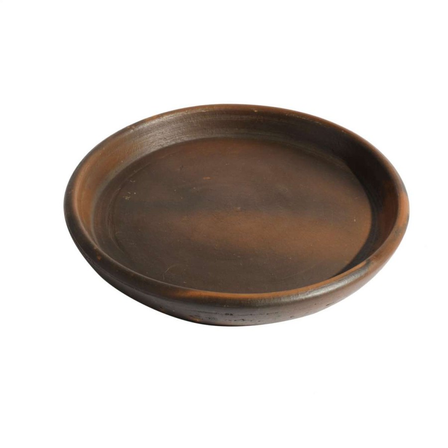 Homewares * | Muubs Brown Terracotta Hazel Deep Pan Plate