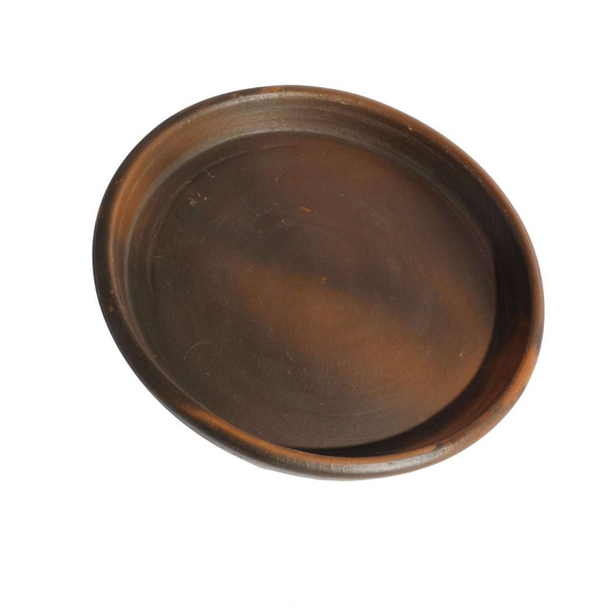 Homewares * | Muubs Brown Terracotta Hazel Deep Pan Plate