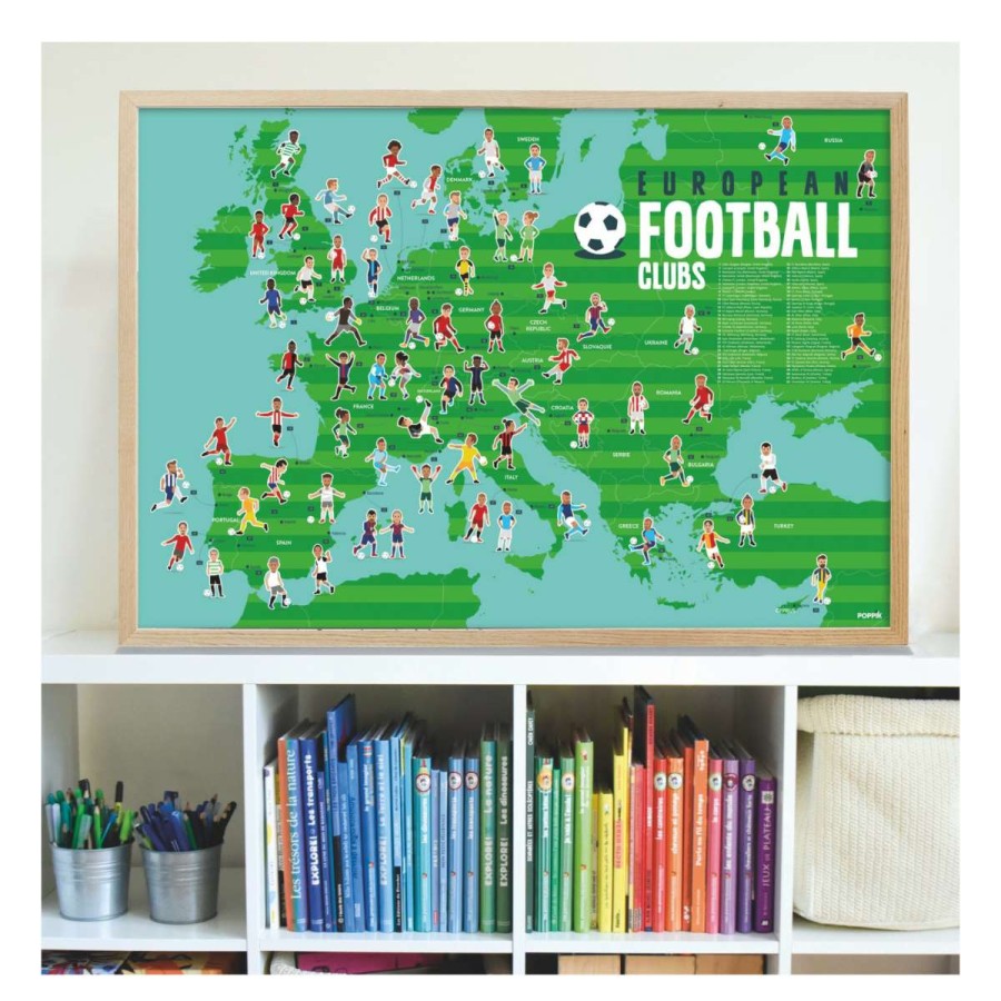 Kids * | Poppik Stickers Discovery Football Poppik