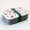 Homewares * | Caroline Gardner Floral Spot Bamboo Lunch Box