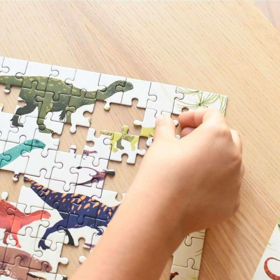 Kids * | Poppik 280 Piezas Puzzle Dinosaurios