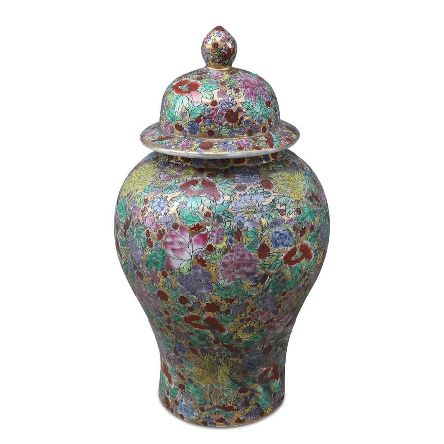 Homewares * | Melting Pot Amsterdam Porseleinen Pot Multicolor