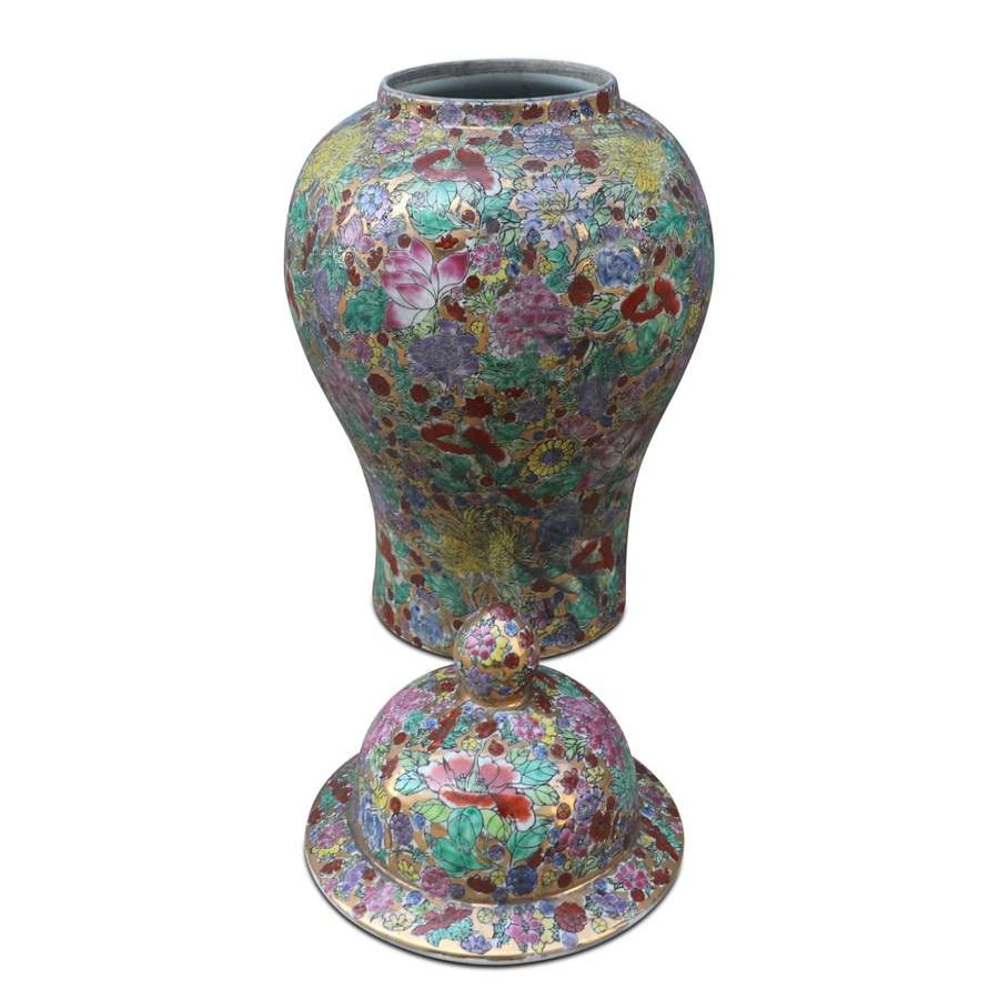 Homewares * | Melting Pot Amsterdam Porseleinen Pot Multicolor