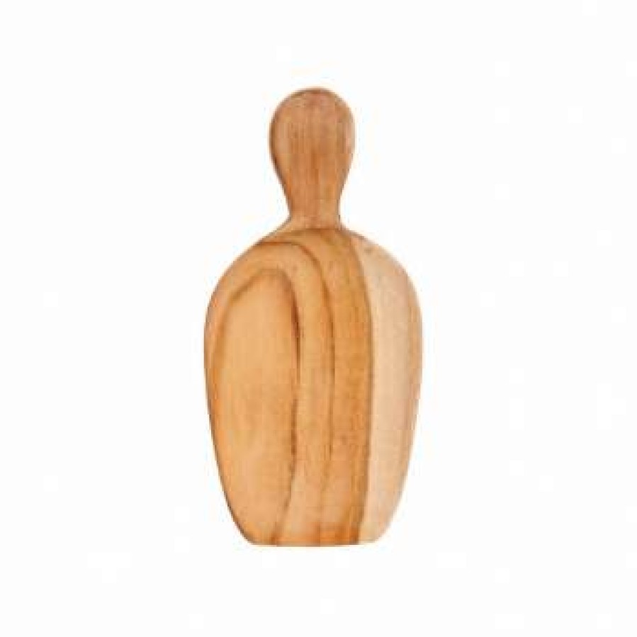 Homewares * | Muubs Small Natural Teak Wood Cloud Dosage Spoon