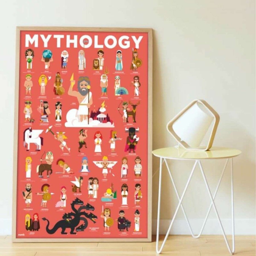 Lifestyle * | Poppik Poster Educativo De Pegatinas Mitologia