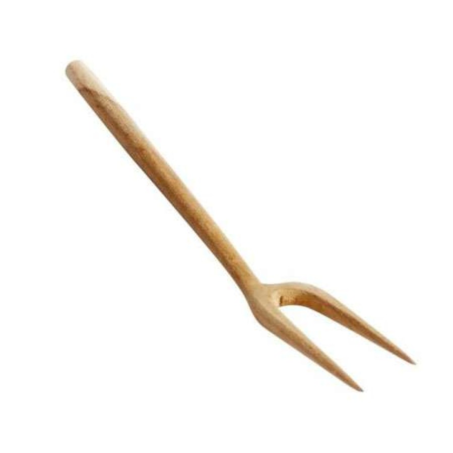 Homewares * | Muubs Natural Teak Wood Tribal Fork