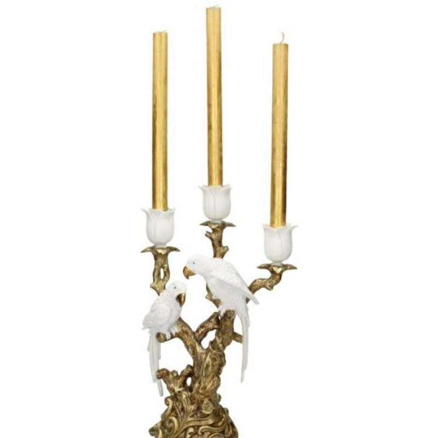 Homewares * | Melting Pot Amsterdam Candle Stick Two Birds 38X13X23Cm