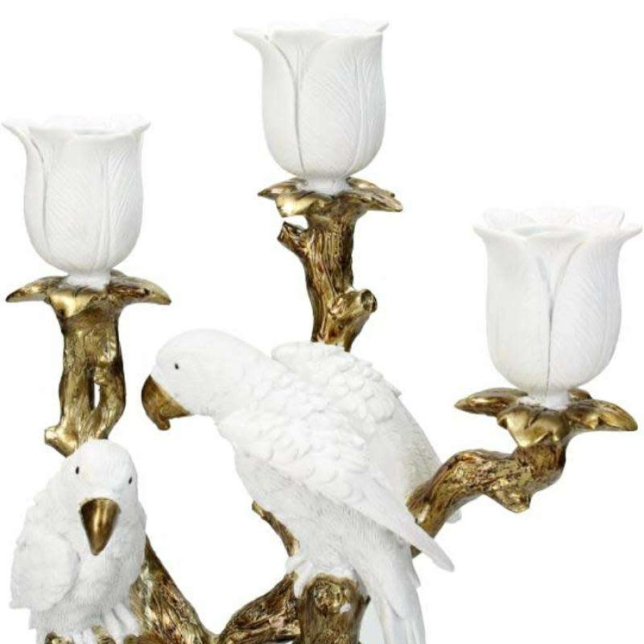 Homewares * | Melting Pot Amsterdam Candle Stick Two Birds 38X13X23Cm