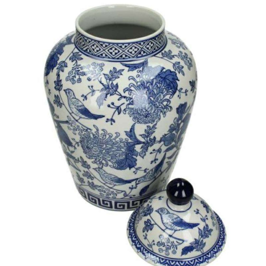 Homewares * | Melting Pot Amsterdam Jar Porcelain Blue