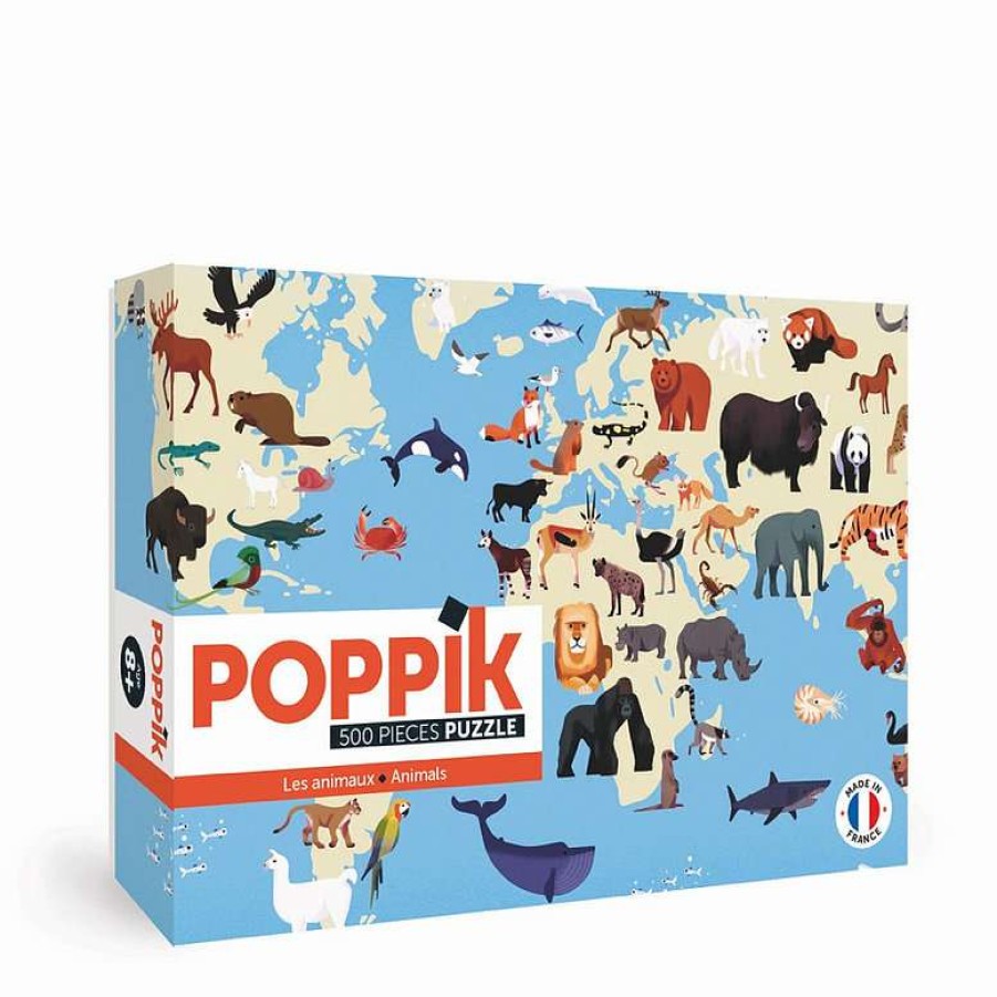 Kids * | Poppik Puzzle Animaux