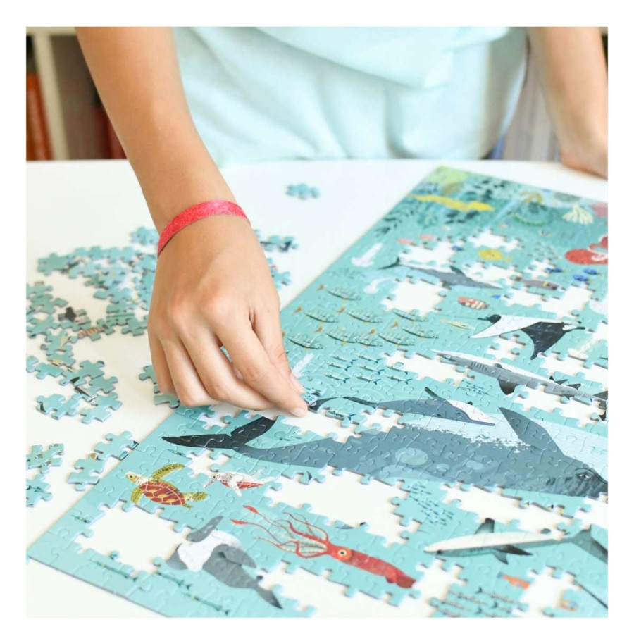 Kids * | Poppik Puzzle Educativo 500 Pz Oceans Poppik