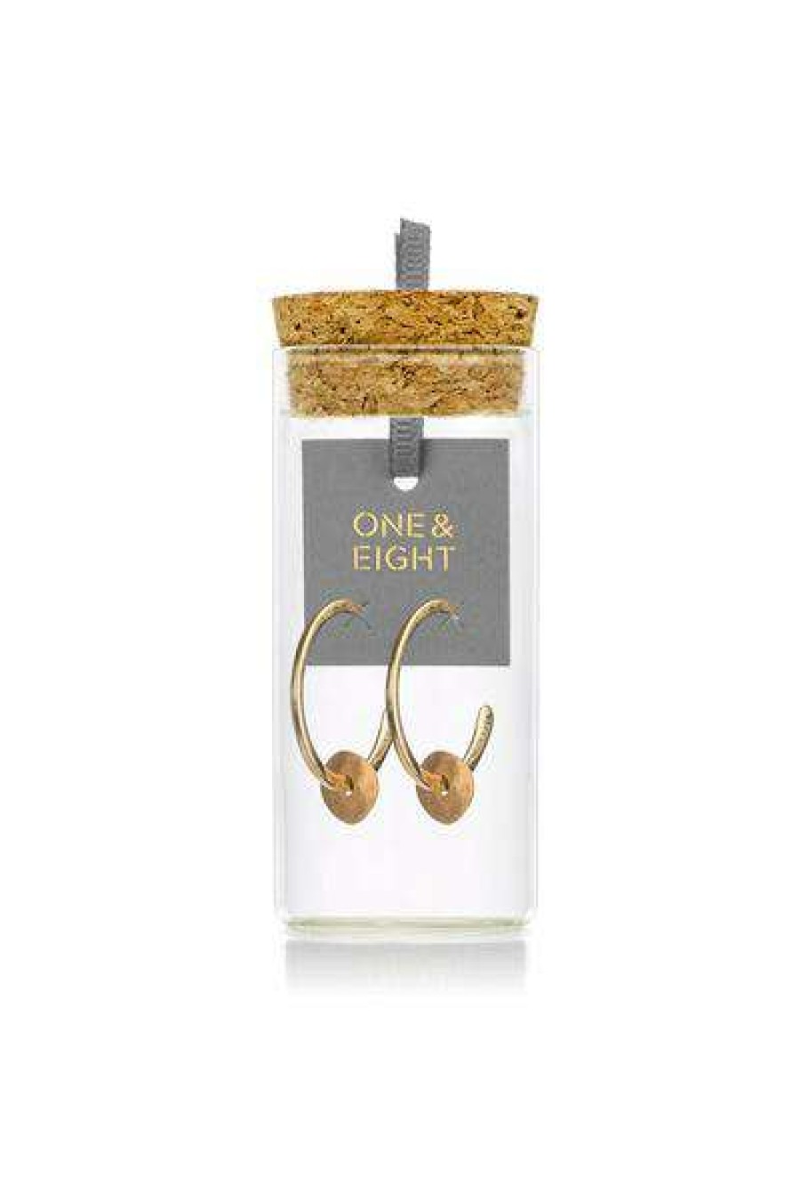 Womens * | One & Eight Gold Tolvan Hoop Studs