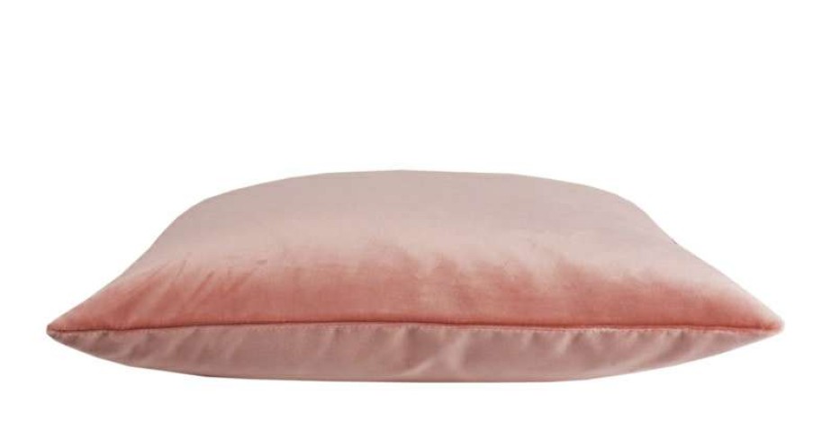 Homewares * | Melting Pot Amsterdam Effen Velours Kussen Peach Pink 45 45