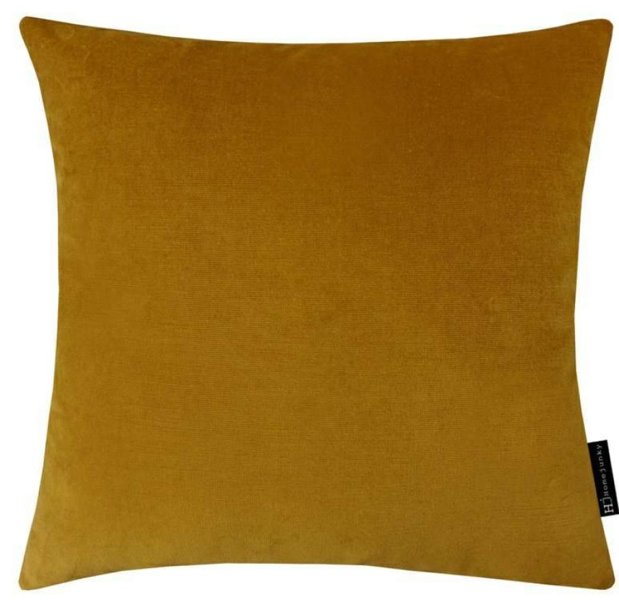 Homewares * | Melting Pot Amsterdam Effen Velours Kussen Caramel 45 45