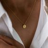 Homewares * | One & Eight Gold Oslo Necklace