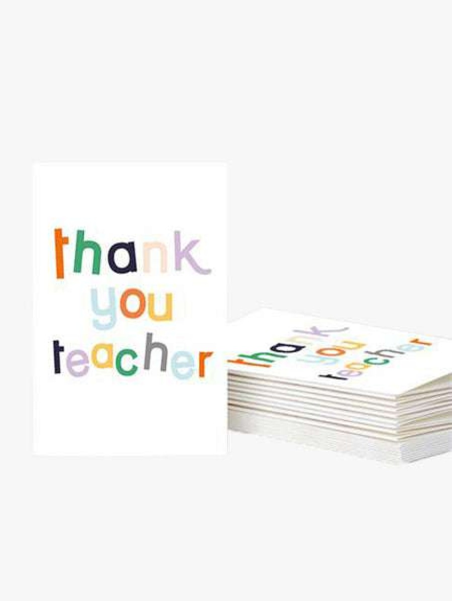 Lifestyle * | Caroline Gardner Thank You Teacher Cards 10Pck