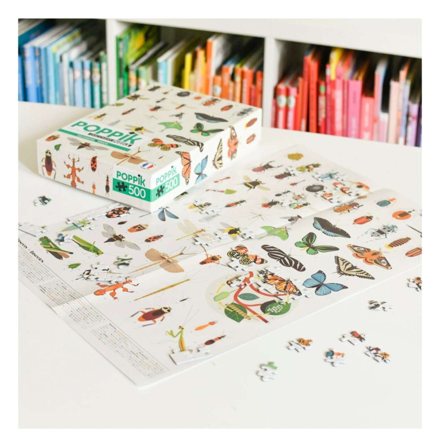 Kids * | Poppik Puzzle Educativo 500 Pz Insects Poppik