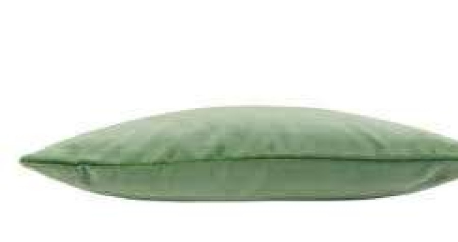 Homewares * | Melting Pot Amsterdam Effen Velours Kussen Mist Green 45 45