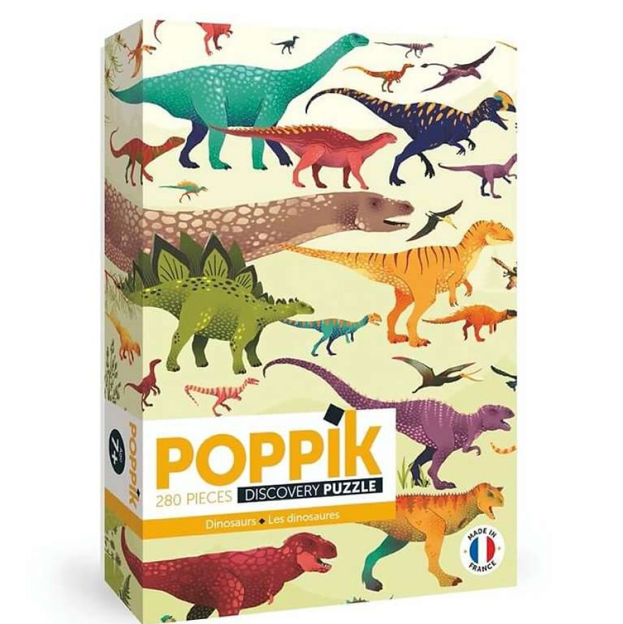 Lifestyle * | Poppik Puzzle Dinosaures 280 Pieces