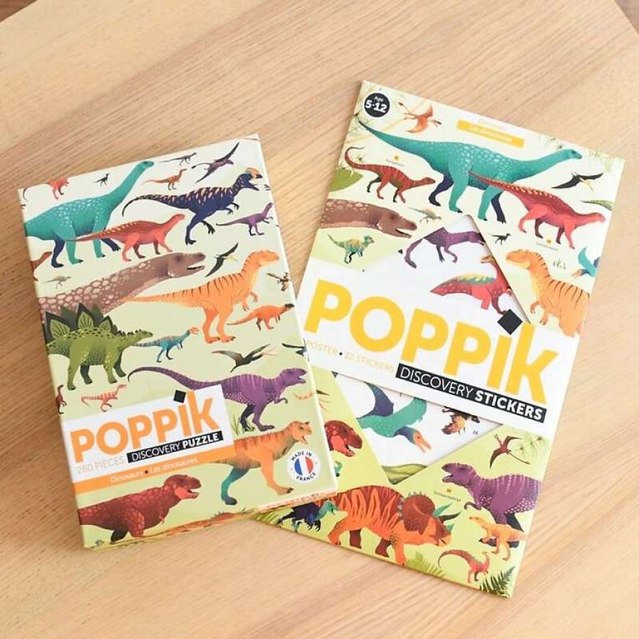 Lifestyle * | Poppik Puzzle Dinosaures 280 Pieces