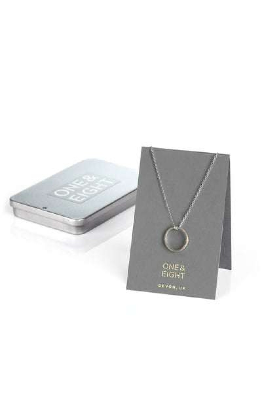 Womens * | One & Eight Eternity Silver Necklace 15Mm