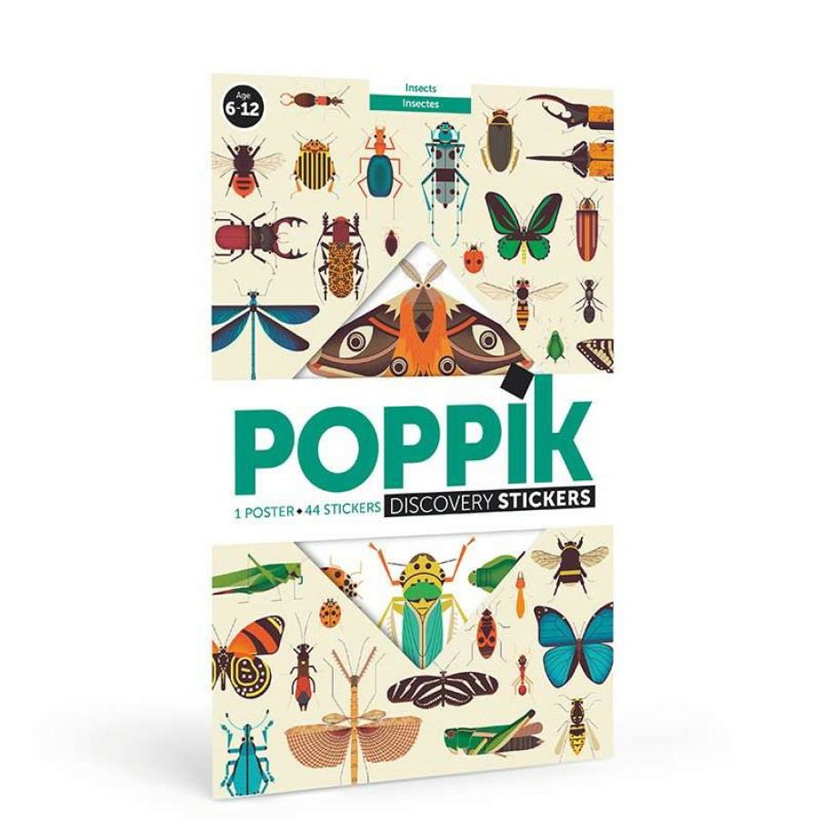 Lifestyle * | Poppik Poster Insectes 6 12 Ans Poster Educatif 44 Stickers