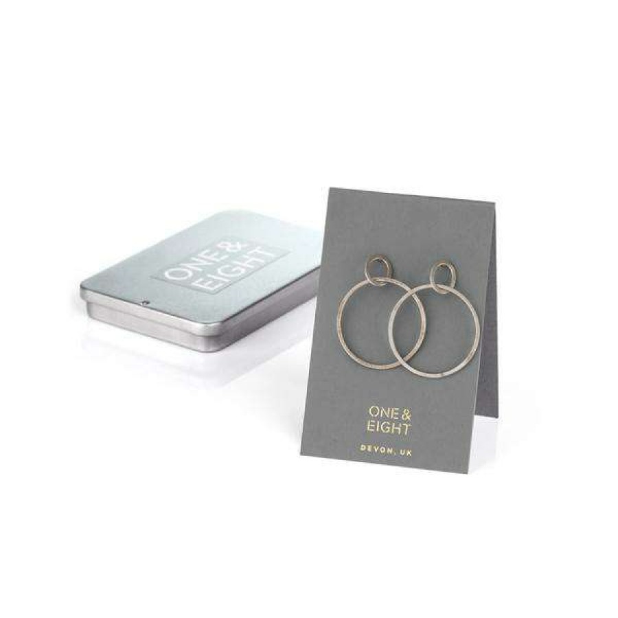 Womens * | One & Eight Silver Aura Earrings