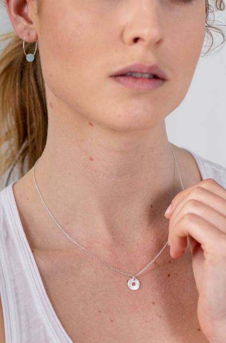 Womens * | One & Eight Silver Tolvan Necklace