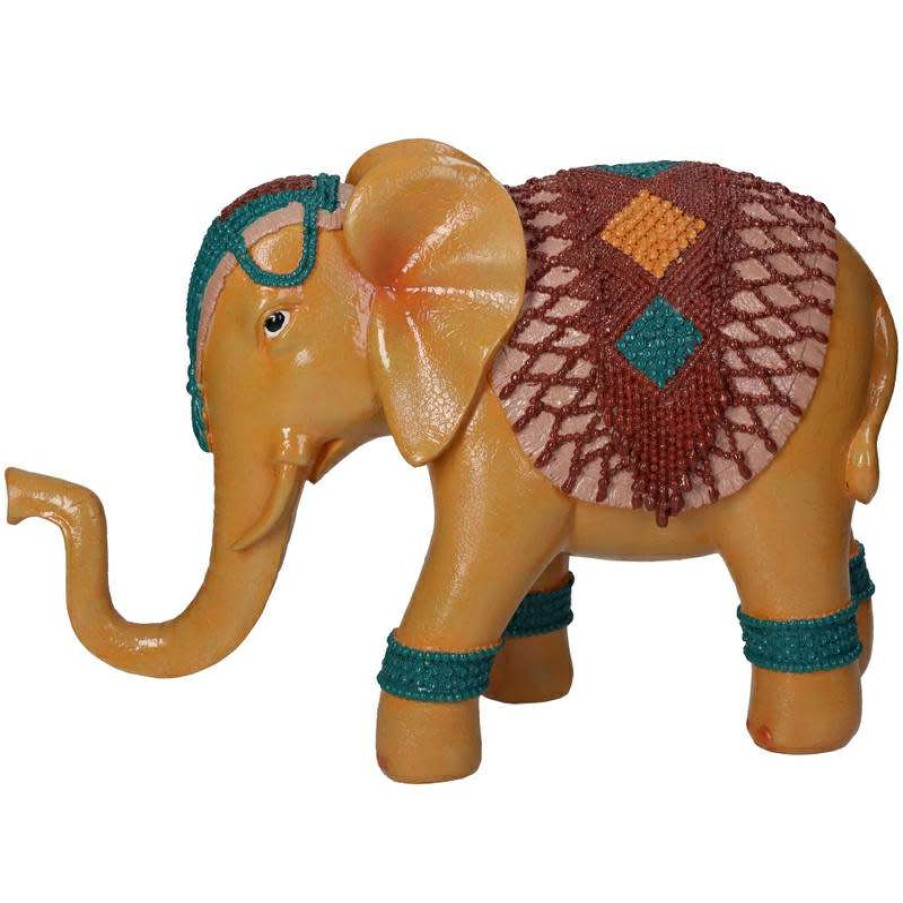 Homewares * | Melting Pot Amsterdam Ornament Olifant Golden Mix 35 12.5Cm