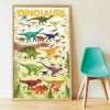 Homewares * | Poppik Poster De Pegatinas Dinosaurs