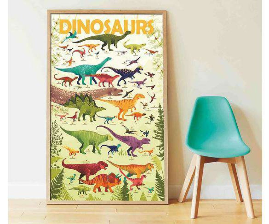 Homewares * | Poppik Poster De Pegatinas Dinosaurs