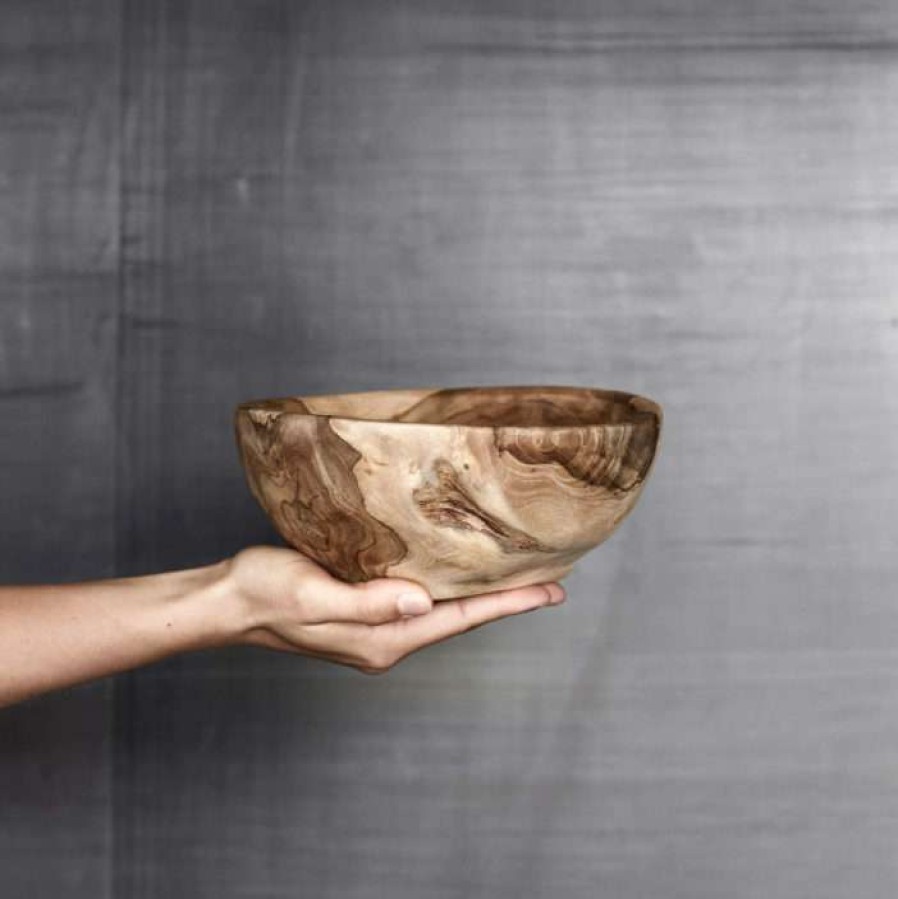 Homewares * | Muubs Large Teak Root Bowl