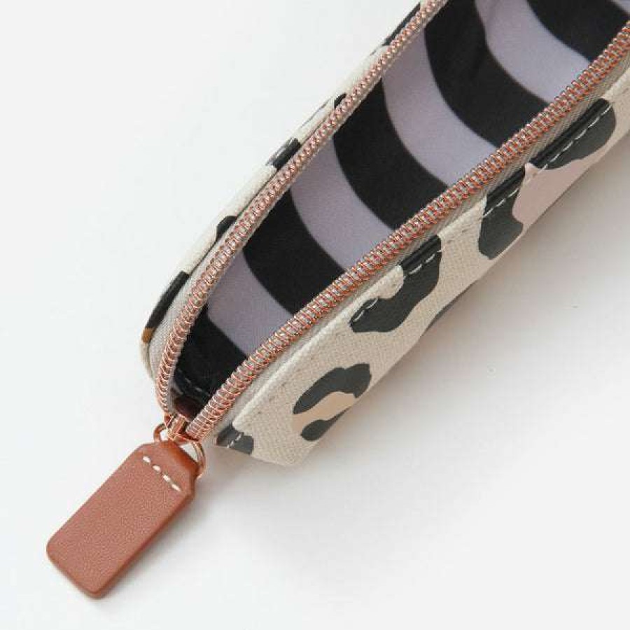 Lifestyle * | Caroline Gardner Pink Leopard Essential Pencil Case